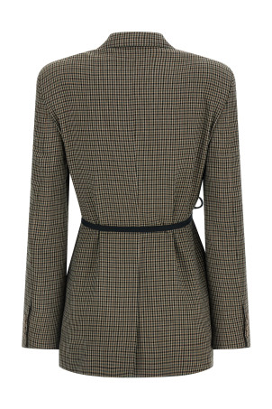 'Wrap Tailored' blazer Brown