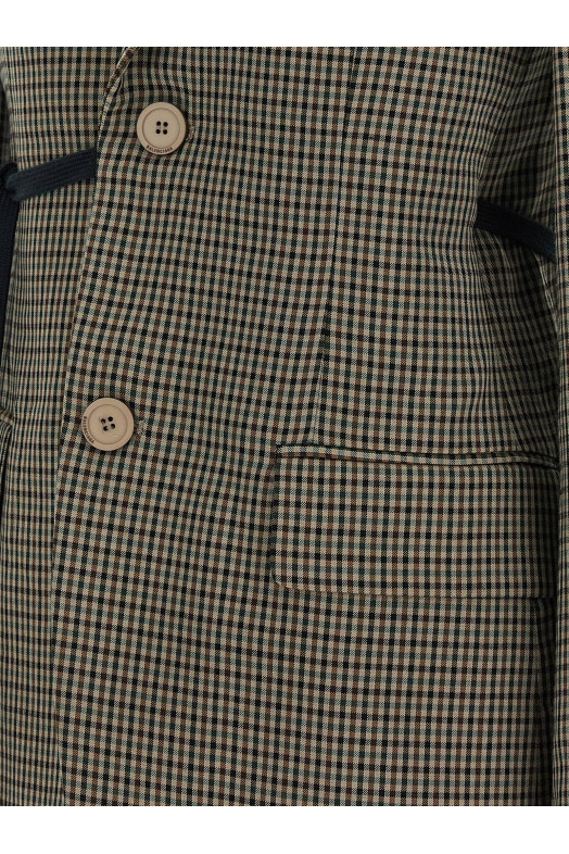 'Wrap Tailored' blazer Brown