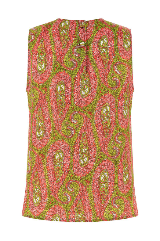 'Paisley Foliage' top Multicolor