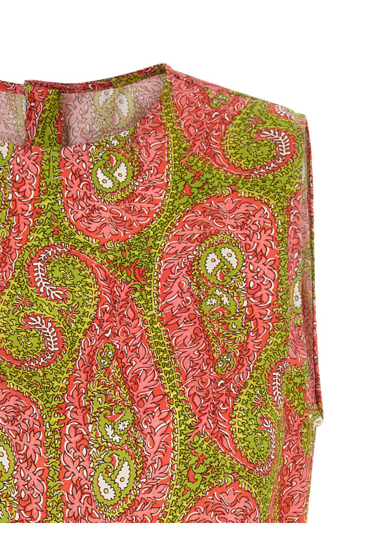 'Paisley Foliage' top Multicolor