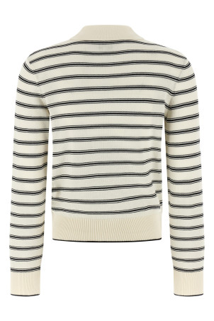 Striped cardigan Black-grey