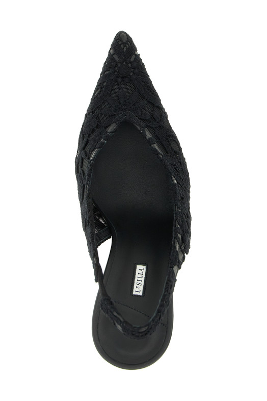 'Chantilly' slingback Black