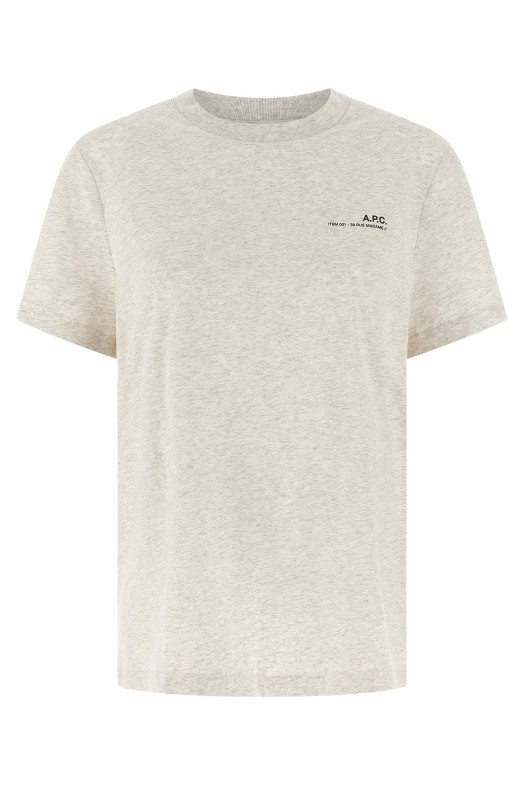 Футболка з логотипом Бежева A.P.C. COHBOM26404ECRU