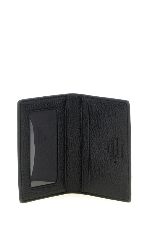 Карточный держатель с логотипом Orb, черный VIVIENNE WESTWOOD 5402000PUS000DN403