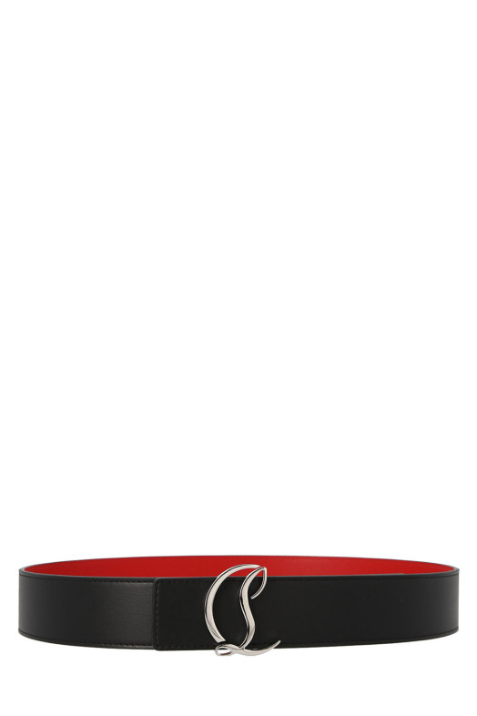 CL ремень Черный CHRISTIAN LOUBOUTIN 1225084Q501