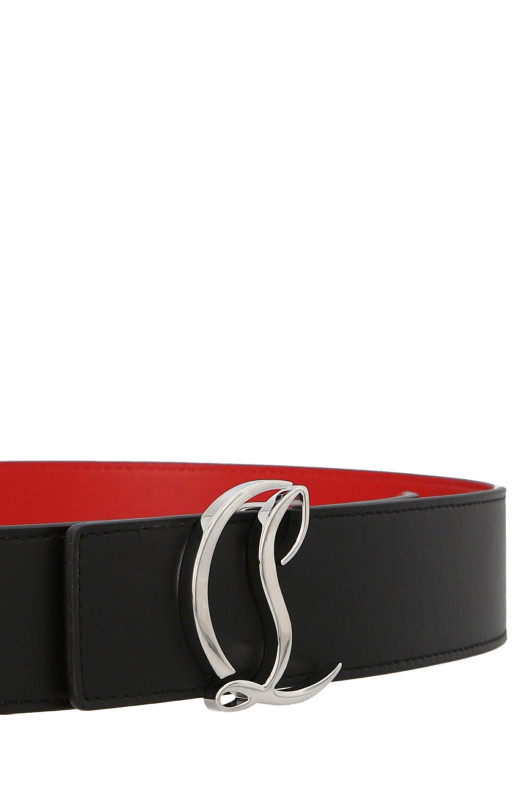 CL ремень Черный CHRISTIAN LOUBOUTIN 1225084Q501