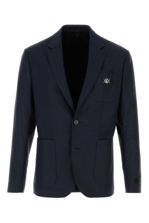 Dark blue wool blazer VERSACE (10161551A08858)