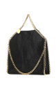 Falabella 3-Chain Bag Eco Saggy Deer W/Gold Chain Black STELLA McCARTNEY (234387W9355)
