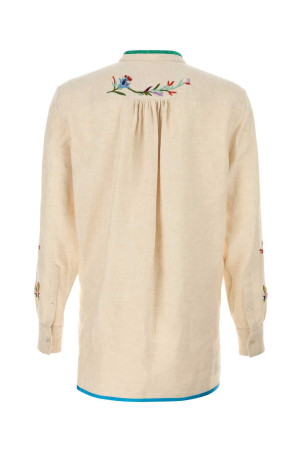 Ivory linen shirt VALENTINO GARAVANI (6V3ABQ15AKR)