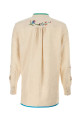 Лляна сорочка кольору слонової кістки VALENTINO GARAVANI (6V3ABQ15AKR)