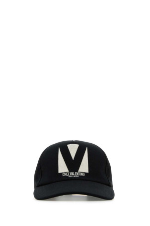 Black cotton baseball cap VALENTINO GARAVANI (6Y2HDA41WGJ)