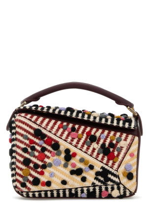Multicolor fabric small Puzzle LOEWE x Josef and Anni Albers handbag LOEWE (A510S21XCL)