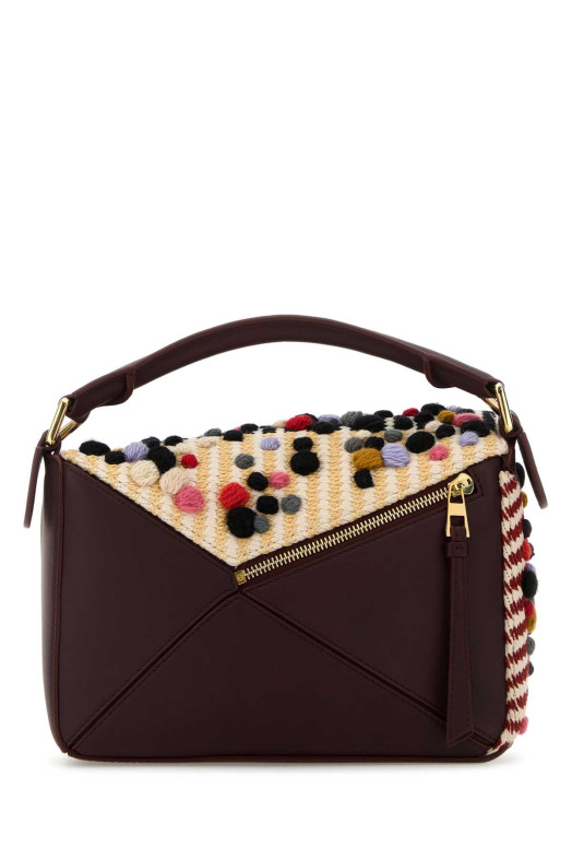 Многоцветная ткань, небольшая сумка Puzzle LOEWE x Josef and Anni Albers LOEWE (A510S21XCL)