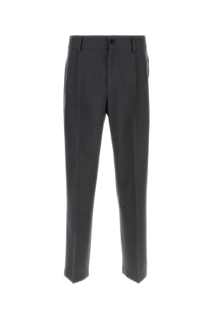 Dark grey wool blend pant DOLCE & GABBANA (GP0N2TFUZC2)
