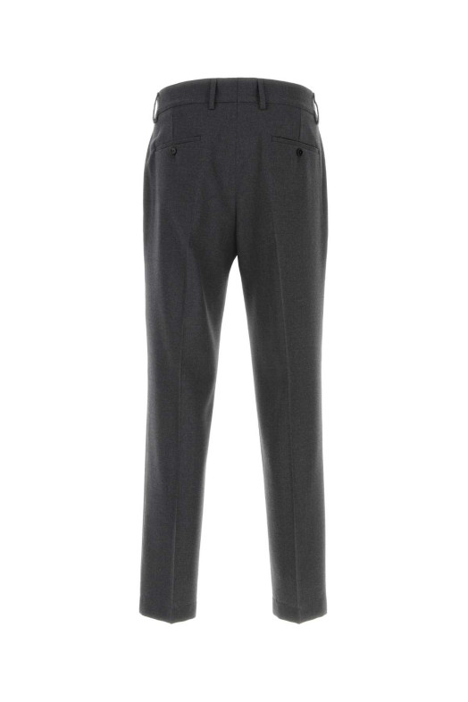 Dark grey wool blend pant DOLCE & GABBANA (GP0N2TFUZC2)
