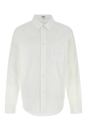 White poplin shirt White LOEWE (H526Y05WDX)