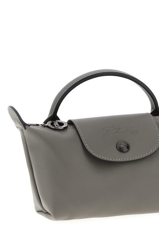 LONGCHAMP 'XS Le Pliage Xtra' клатч серый 34205987P55
