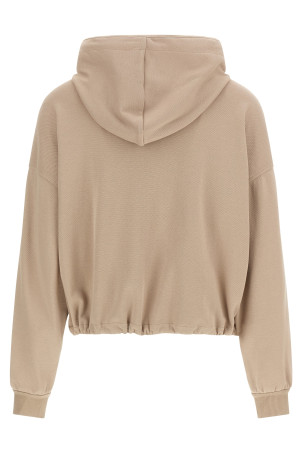 Худі з гербовим гербом Бежевий BRUNELLO CUCINELLI MG927VT406C9272