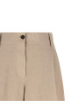Linen shorts Beige