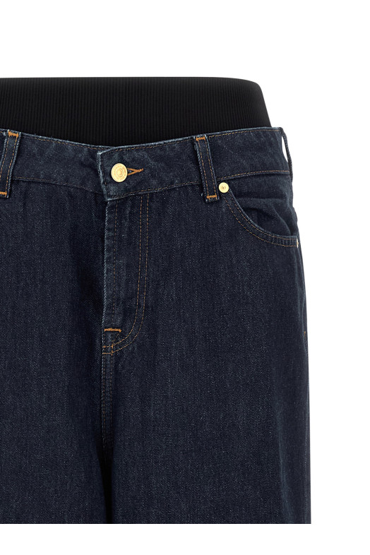 Джинсы «Banded Slouchy Wide» Синие 7U4T0E52U71ZI