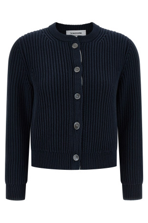 Cropped cardigan Blue