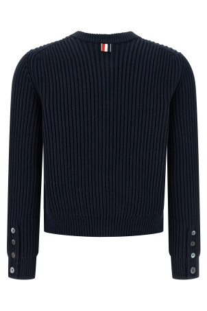 Cropped cardigan Blue