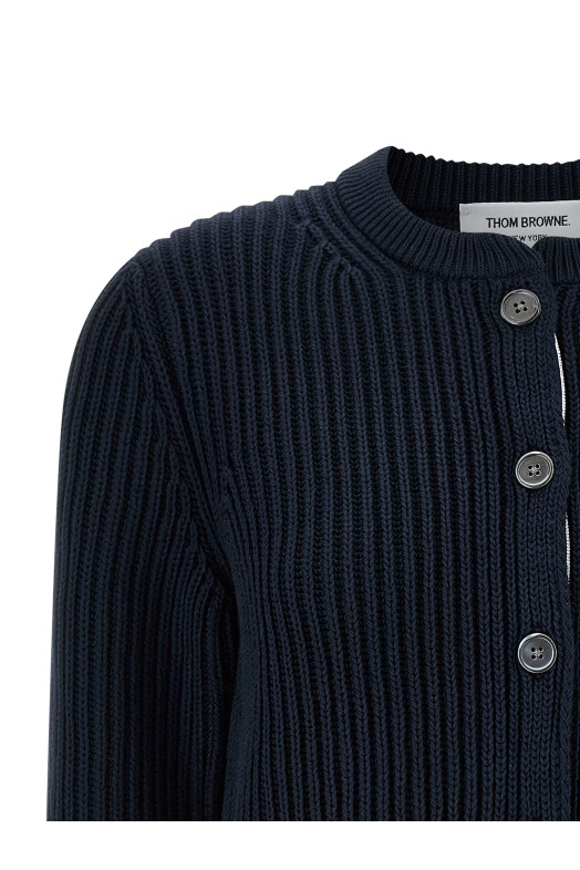 Cropped cardigan Blue