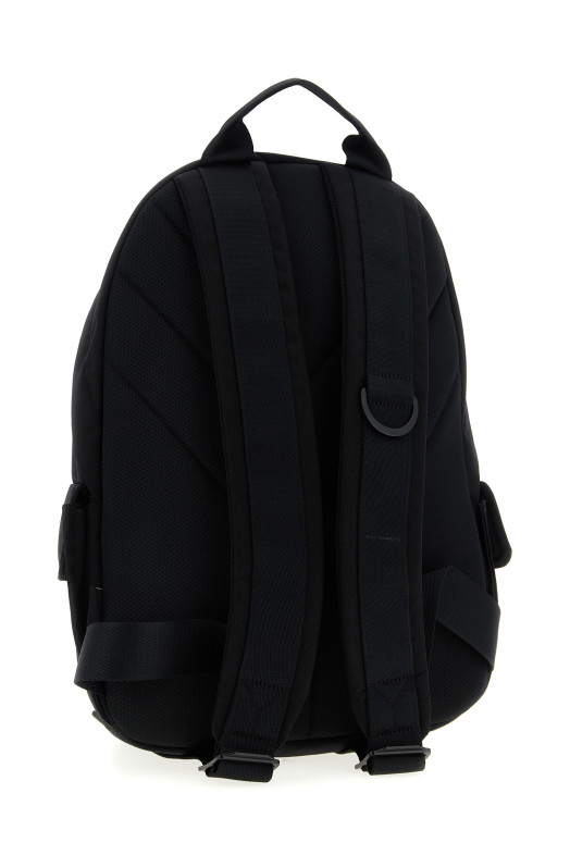 Small logo pocket backpack Black