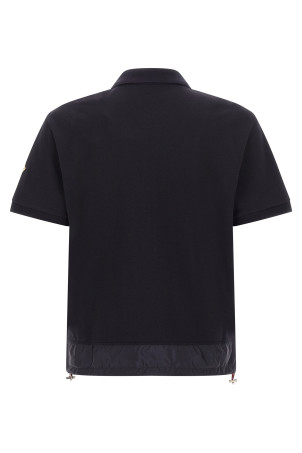 Half zip polo shirt Blue