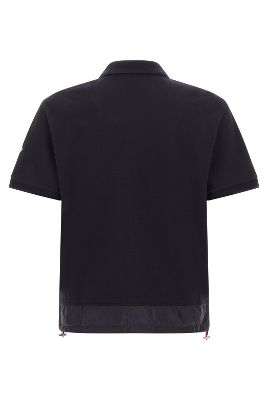 Half zip polo shirt Blue