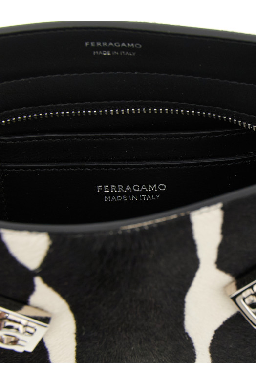 Сумка «Hug CB E/W» Черно-серая 789618KASBABIANCONERO