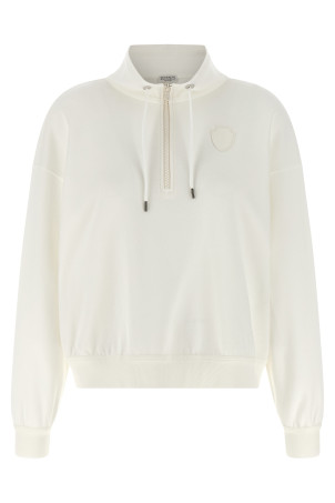 Світла футболка з гербом BRUNELLO CUCINELLI MG927VT404C7220