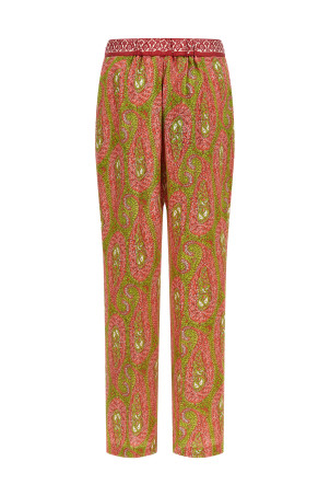 'Paisley foliage' pants Multicolor