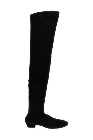 'Awar' cuissard boots Black