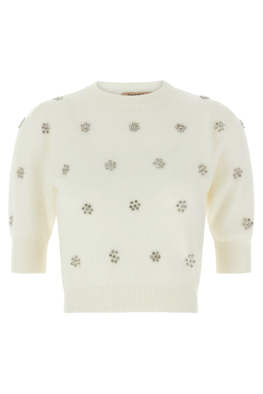 Jewel sweater White
