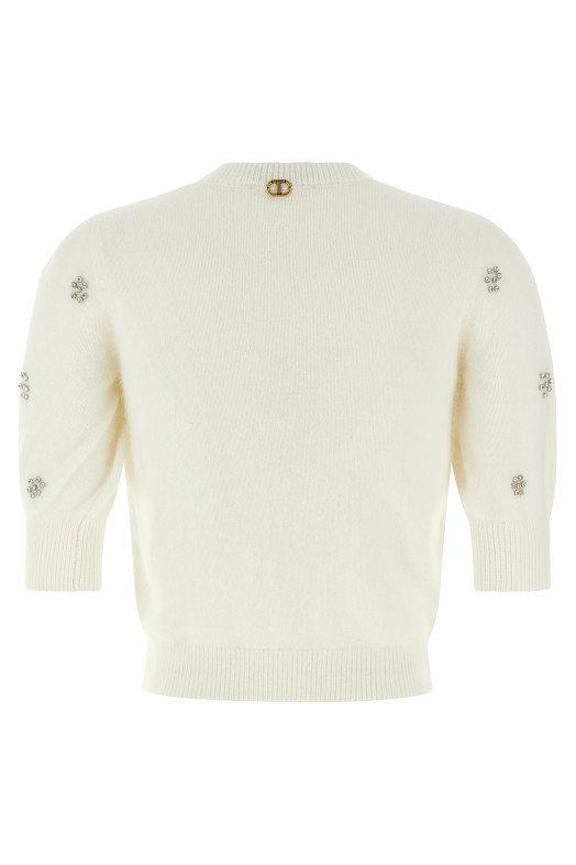 Jewel sweater White