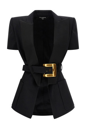 Grain de poudre blazer Black