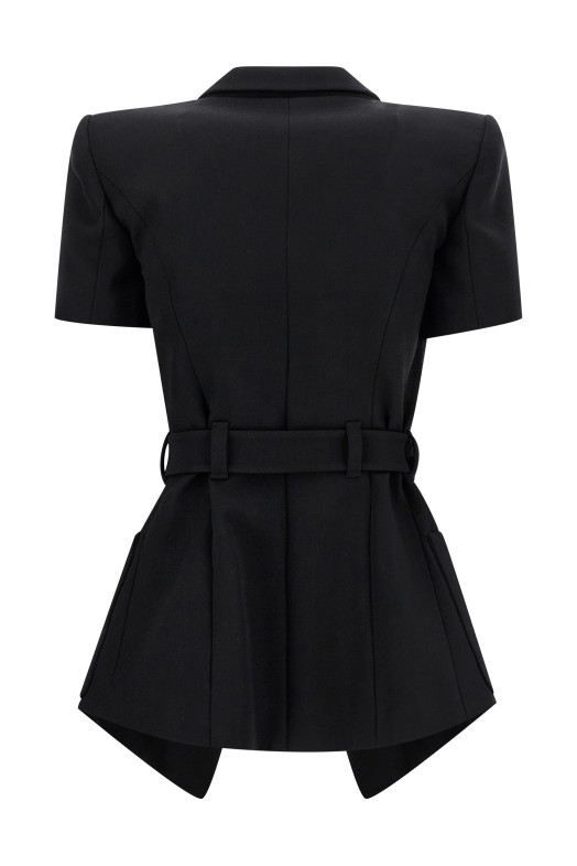 Grain de poudre blazer Black