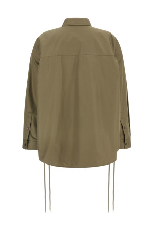 'Lace-Up' shirt Green