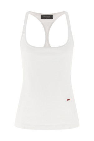 Майка з вишивкою Біла DSQUARED2 S75NL0052D20109100