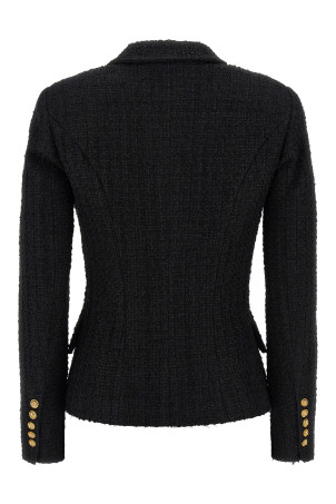 Твідовий піджак Чорний BALMAIN GF1SI505XL810PA