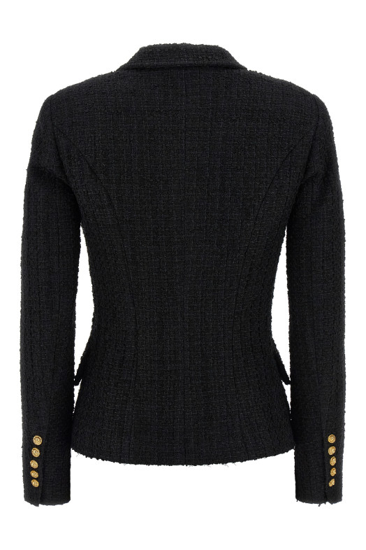 Твидовый пиджак Черный BALMAIN GF1SI505XL810PA