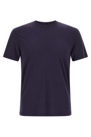 Футболка с вышитым логотипом Синяя TOM FORD JCS004JMT012UHE