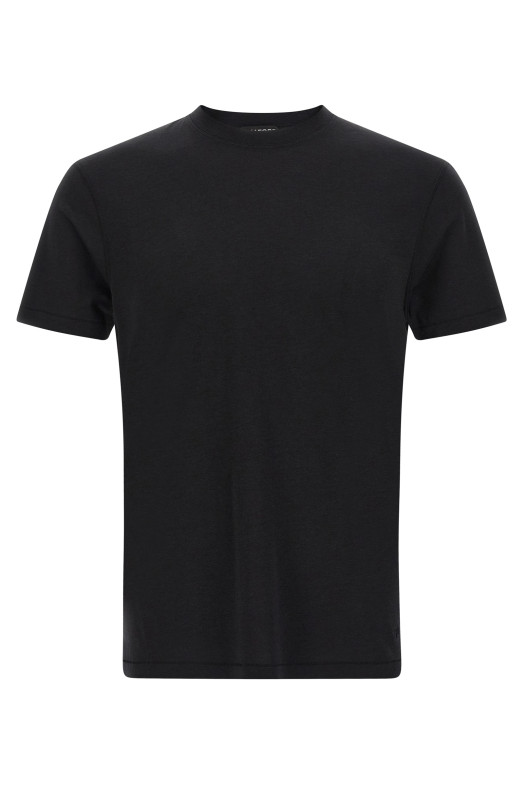 Logo embroidery t-shirt Black