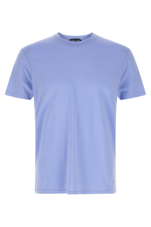 Футболка с вышитым логотипом, СИНЯЯ TOM FORD JCS004JMT012UCP