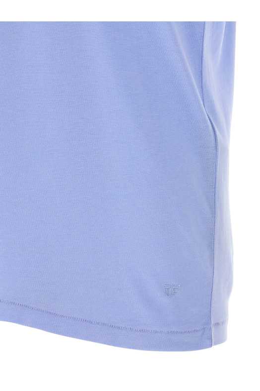 Футболка с вышитым логотипом, СИНЯЯ TOM FORD JCS004JMT012UCP