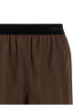 Silk shorts Brown