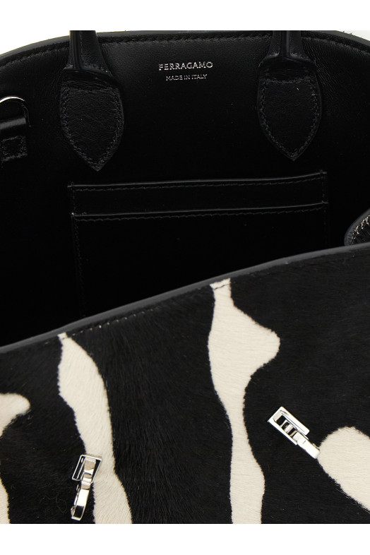 Сумка «Hug (XS)» Черно-серая 789606KASBABIANCONERO