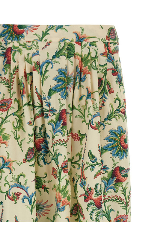 Юбка с цветочным узором Разноцветная ETRO WRFA018999SA5R9X0803