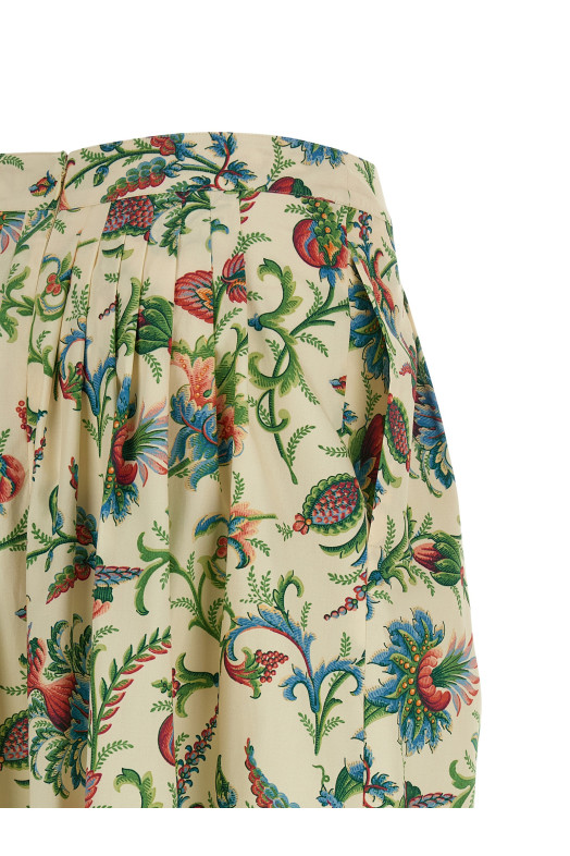 Юбка с цветочным узором Разноцветная ETRO WRFA018999SA5R9X0803